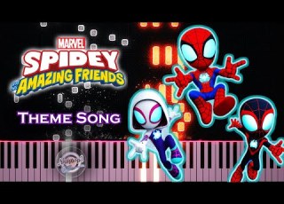 Marvel S Spidey And His Amazing Friends Theme Song Piano Tutorial