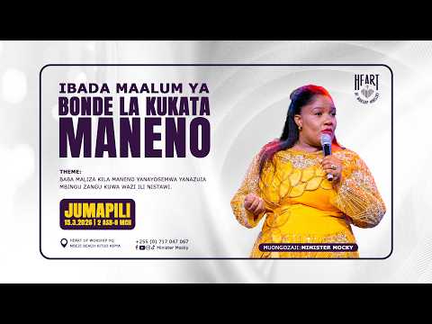 IBADA MAALUM YA BONDE LA KUKATA MANENO 15 MACHI 2026