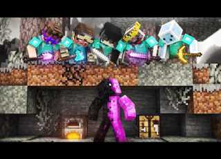 Minecraft Speedrunner VS 5 Hunters