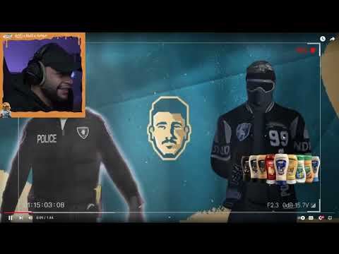 ردة فعل مونكي على راب الحاكم هاني القبلان سيرفر ريسبكت