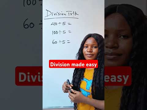 Division Made Easy With This Trick Mathshorts Maths Mathtricks Divisiontricks
