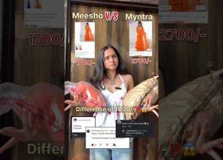 Episode 12 Of Sasta V S Mehenga Ready To Wear Saree Ytshorts Meesho Minivlog Viral