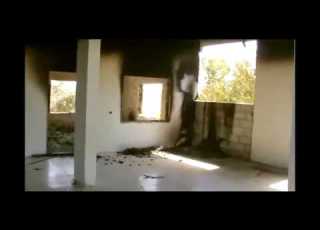 درعا غصم اثار الدمار الذي خلفته شبيحة النظام الاسدي 18 10 2012