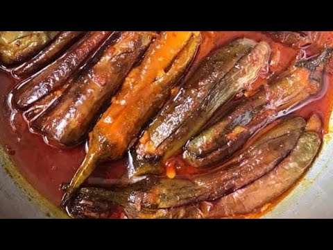 Kashmiri Khatte Baingan Tchok Wangan Cxoek Wangan Brinjal Eggplant With Tamarind