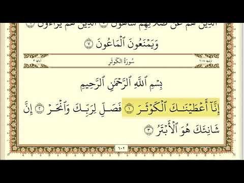سورة الكوثر مكررة 30 مرة ماهر المعيقلي