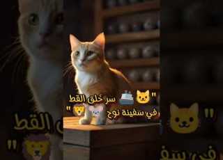 لماذا خلق الله القط في سفينه نوح لماذا يطارد الفأر قصص اسلاميه نوح سفينه نوح