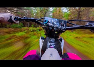  YZ450F CRAZY FAST WOODS RIDE RAW SOUND 4K