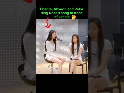 Jennie Likes Pharita S Voice Babymonster Shorts