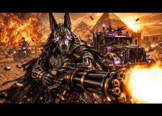  Dark Egyptian Industrial Metal MASSACRE AT THE PYRAMIDS Apocalyptic Anubis War Anthem