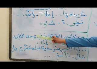 الهمزة في وسط واخر الكلمة للسنة الثالثة ابتدائي