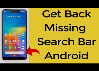 Get Back Missing Google Search Bar On Phone Home Screen