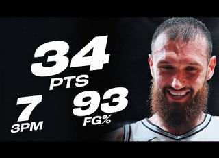  Sandro Mamukelashvili S CAREER HIGH 34 Points 100 3PT March 19 2025