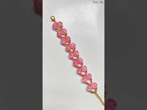 Making Bracelet Diy Bracelet For Beginners Howtomakeabeadbracelet Youtubeshorts