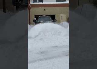  Duramax Plowing With Western Wideout