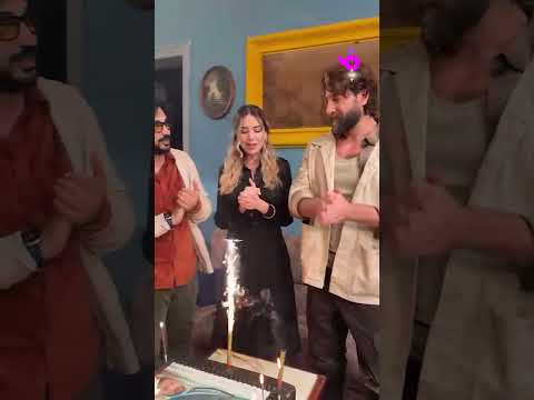أسرة مسلسل كذبة سودا تحتفل بعيد ميلاد الفنان محمد الأحمد
