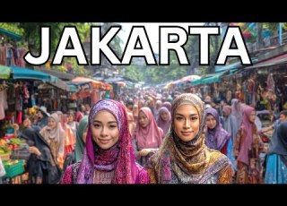 JAKARTA WALKING TOUR INDONESIA 2025 4K HDR