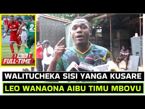 KIZENGA AWAPASUA SIMBA KUPATA SARE HAWANA TIMU WALITUCHEKA SANA YANGA LEO WANAONA AIBU