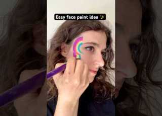 ایده نقاشی صورت در ۶۰ ثانیه ایده های نقاشی صورت نقاشی صورت آموزش نقاشی صورت تک نقاشی
