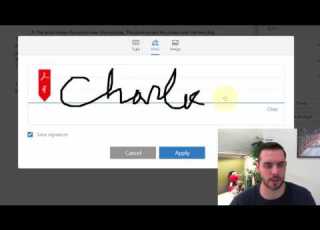How To Insert A Signature On A PDF File