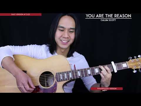 You Are The Reason Guitar Cover Acoustic Calum Scott Tabs Chords