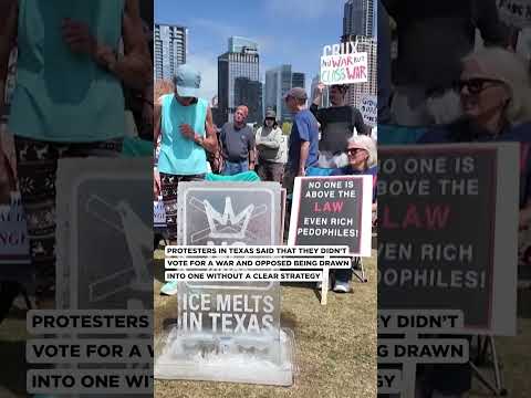 Didn T Vote For War US Protesters Oppose Trump In Massive No Kings Rally