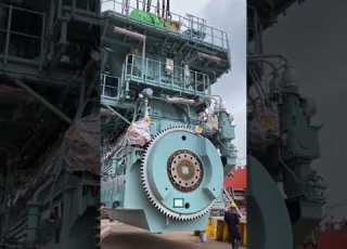 Assembly Of Ships Engine Marine Engine Working Shortvideo Engine Ships Automobile Shortfeed
