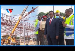 WAZIRI MKUU AKAGUA UJENZI SOKO LA MACHINGA DODOMA LAMKOSHA KINOMA