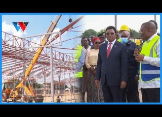  WAZIRI MKUU AKAGUA UJENZI SOKO LA MACHINGA DODOMA LAMKOSHA KINOMA