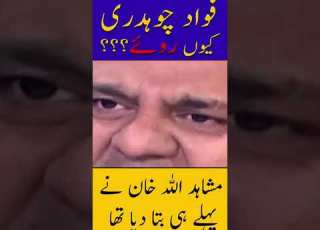 فواد چوہدری کیوں روئے مشاہد اللہ خان نے پہلے ہی بتا دیا تھا