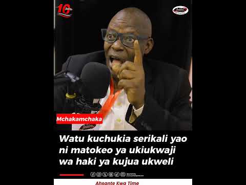 WATU KUCHUKIA SERIKALI YAO NI MATOKEO YA UKIUKWAJI WA HAKI YA KUJUA UKWELI