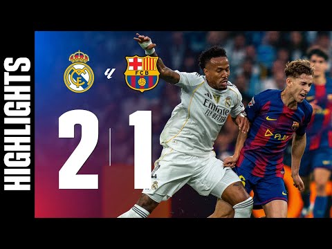 REAL MADRID 2 Vs 1 FC BARCELONA LALIGA 2025 26 MD10