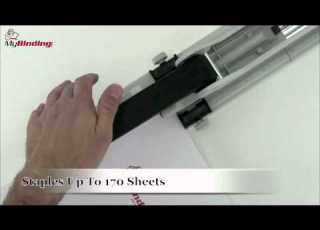 Novus B54 Heavy Duty Professional Long Arm Stapler Demo