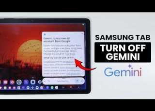 How To Turn OFF Gemini On ANY Samsung Tab