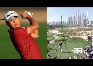 Every Shot Of Collin Morikawa S Opening Round 68 2022 Slync Io Dubai Desert Best Of Rolex Series