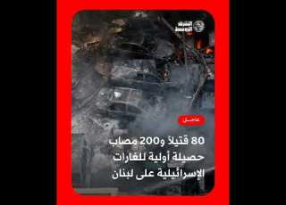  80 Killed And 200 Injured As A Result Of Israeli Raids According To The Lebanese Red Cross