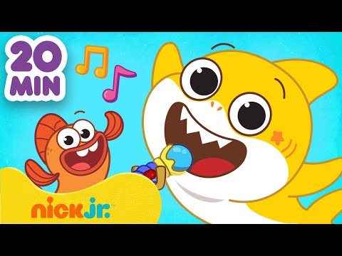 Большое шоу Акулёнка 20 МИНУТ самых лучших песен Акуленка Nick Jr Cyrillic