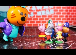  ТРИ КОТА БОЛЬШИЕ ДЕТИ ПРОГНАЛИ МАЛЫШЕЙ игрушки