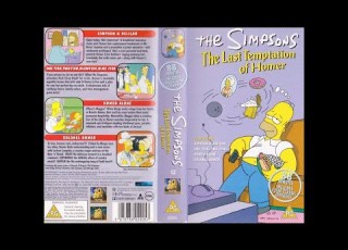  Original VHS Opening And Closing To The Simpsons The Last Temptation Of Homer UK VHS Tape