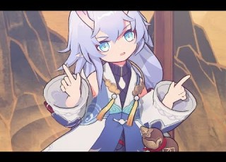 Honkai Star Rail MMD 4K 60FPS Bailu 我的悲伤是水做的