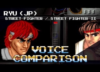  RYU STREET FIGHTER STREET FIGHTER II VOICE COMPARISON