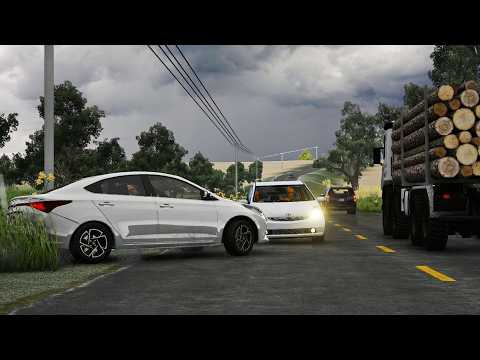 BeamNG Drive Realistic Car Crashes 9