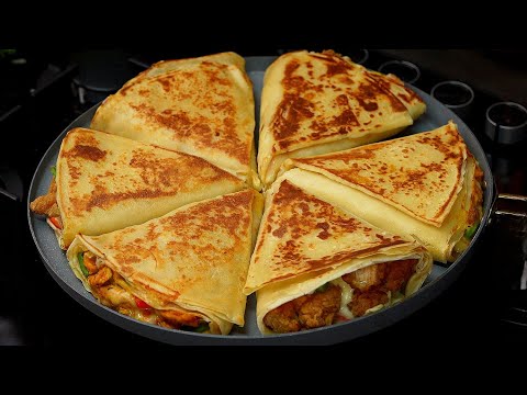 كريب شاورما الدجاج أشهى من المحلات الأكثر طلبا والمفضلة لدى الجميع