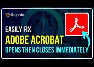 How To Fix Adobe Acrobat CRASHING On STARTUP Adobe Acrobat Opens Then Closes Immediately SOLVED