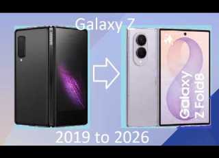 SAMSUNG GALAXY Z EVOLUTION 2019 Vs 2026