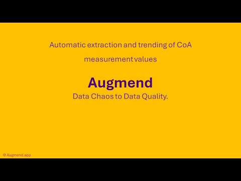 How To Automatically Extract Valuable Information For Statistical Process Control From Your CoAs
