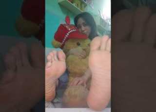  Sweet College Girl Shows Her Feet Feettok Foot Feet Soles Relaxing