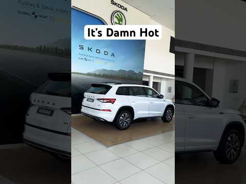 Skoda Kodiaq Looks Damn Hot In White Skoda Thar Scorpio Xuv700 Mahindra Viral Tharlover