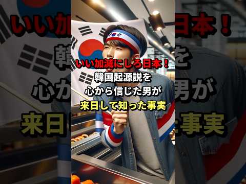 いい加減にしろ日本 韓国起源説を心から信じた男が来日して知った事実 海外の反応