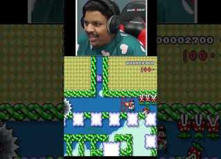 بندريتا يلعب سوبر ماريو وينجلط 7 Mario Maker