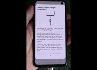 How To Fix A Samsung Galaxy Smartphone Moisture Foreign Material Detection In A USB Port Warning